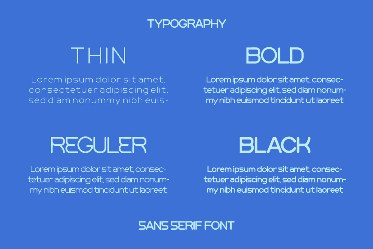 Rebog, a Sans Serif Font by twinstd (Photo 3 of 11)