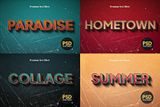 Old Vintage Retro PSD Text Effect, a Layer Style Add-On by Agung Kreatif (Thumbnail 1 of 5)
