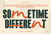 Wisemaid - Experimental Mixup Font, a Sans Serif Font by Typia Nesia (Thumbnail 3 of 11)
