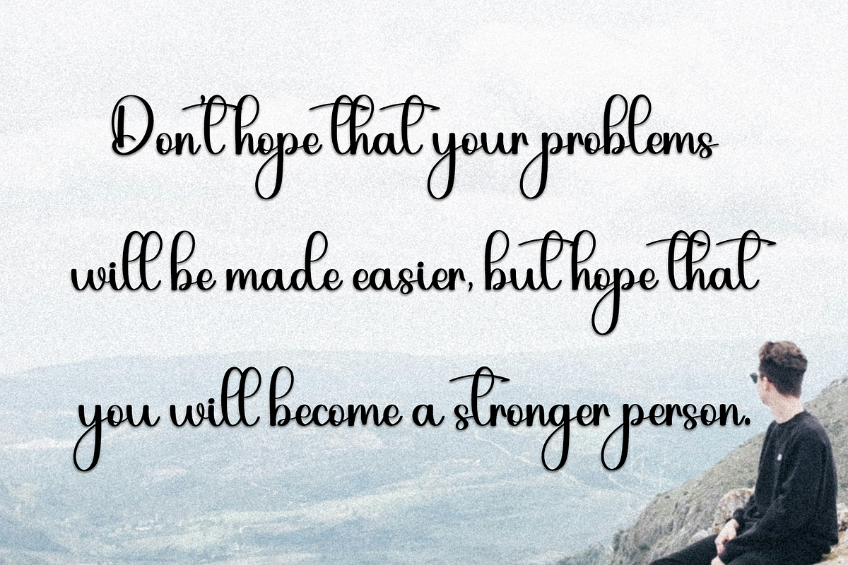 Thinking, a Handwritten Font by InermediaSTUDIO (Photo 13 of 14)