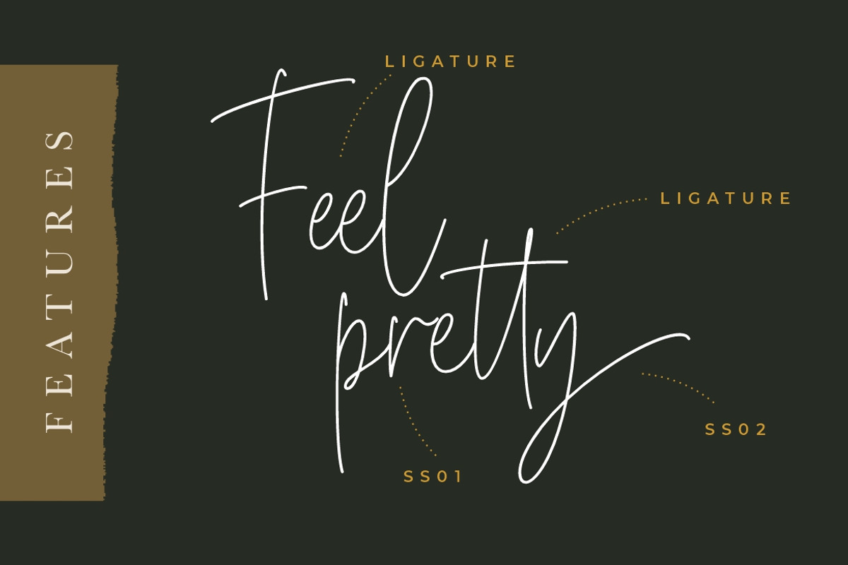Bucherry Monoline Script, a Script Font by Creatype Studio (Photo 2 of 9)