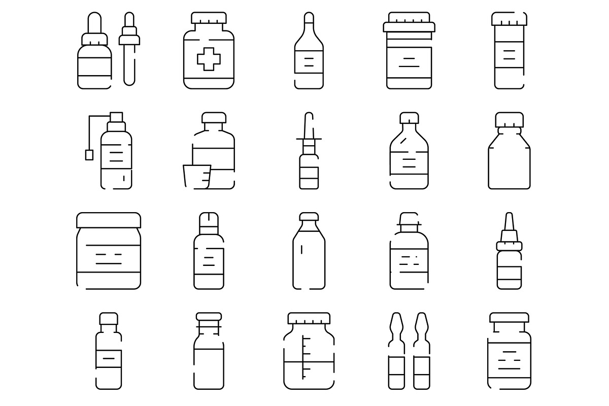 Medicine bottles and pharmacy, an Object Graphic by pikepicture (Photo 2 of 3)