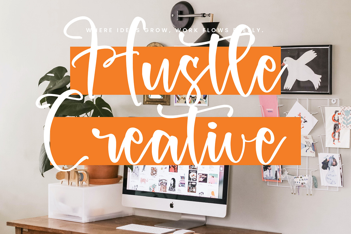 Dreams Pluffy, a Script Font by Integritype Studio (Photo 4 of 15)