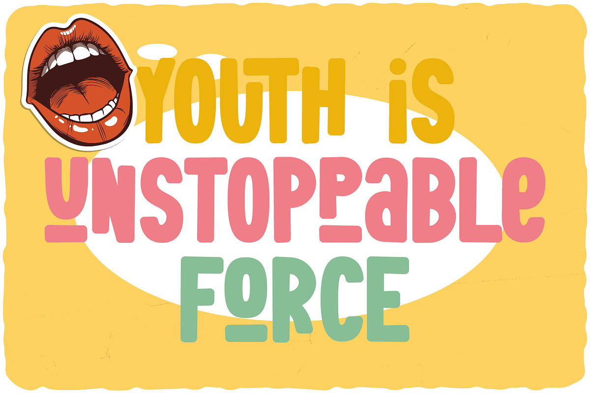 Youth Energy Label Font, a Sans Serif Font by JumboDesign (Photo 2 of 5)
