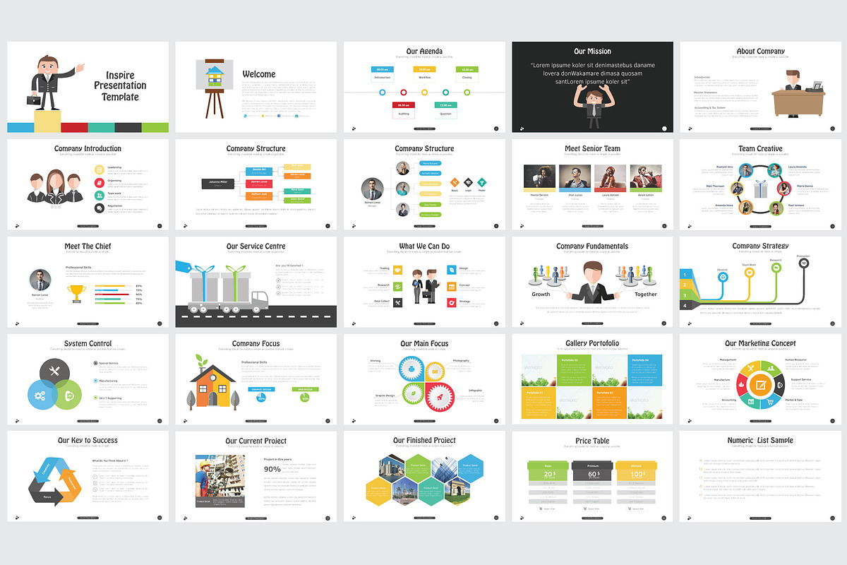 Inspire Keynote Template, a Presentation Template by DesignCorner (Photo 2 of 5)