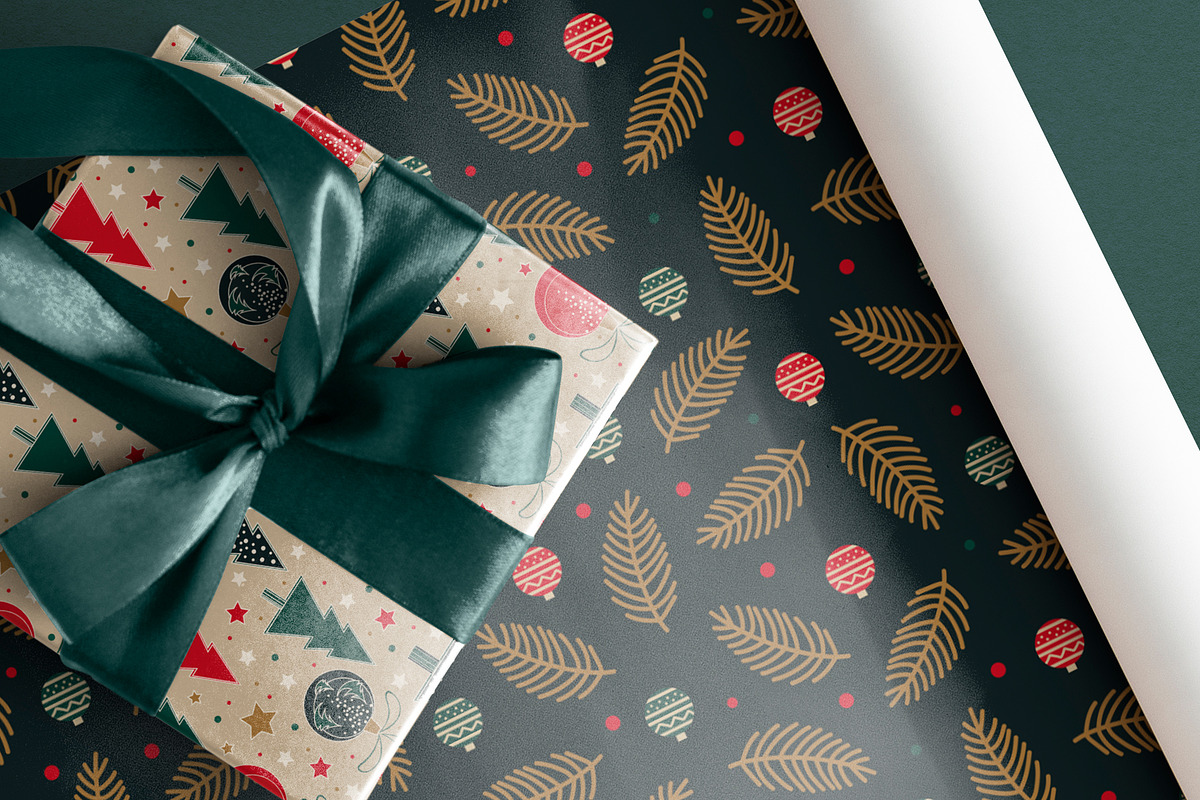 Christmas seamless patterns, a Pattern Graphic by JuliaBadeeva (Photo 6 of 7)