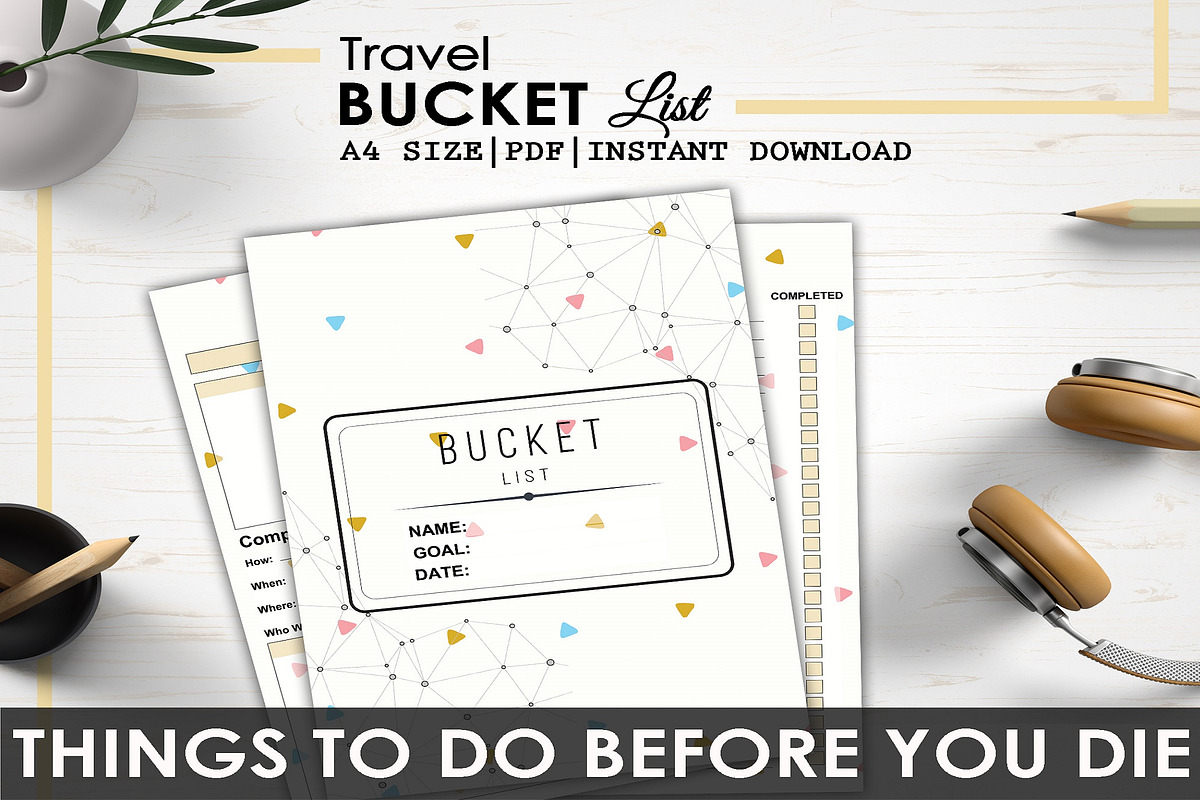 Bucket List Planner, a Graphic by Wow Designs (Photo 1 of 6)