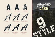 Mountain Lake, a Script Font by Larin Type Co. (Thumbnail 13 of 15)