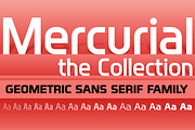Mercurial Complete Collection, a Sans Serif Font by GRYPE (Thumbnail 1 of 9)