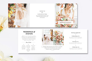 Florist Tri-fold Brochure PSD