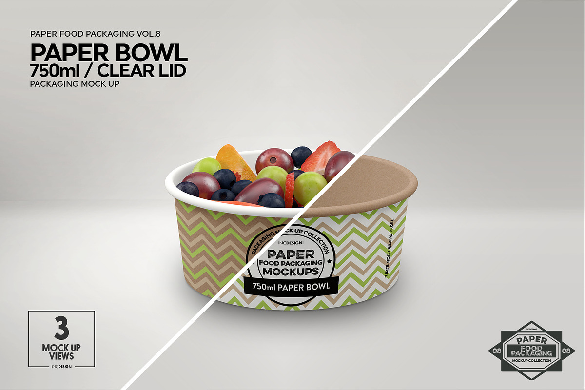 VOL.8 Food Box Packaging Mockups, a Cups & Container Mockup by INCDesign (Photo 4 of 27)