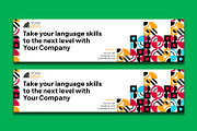 Language Course LinkedIn Banner, a Print Template by Esensifiksi.studio (Thumbnail 3 of 3)
