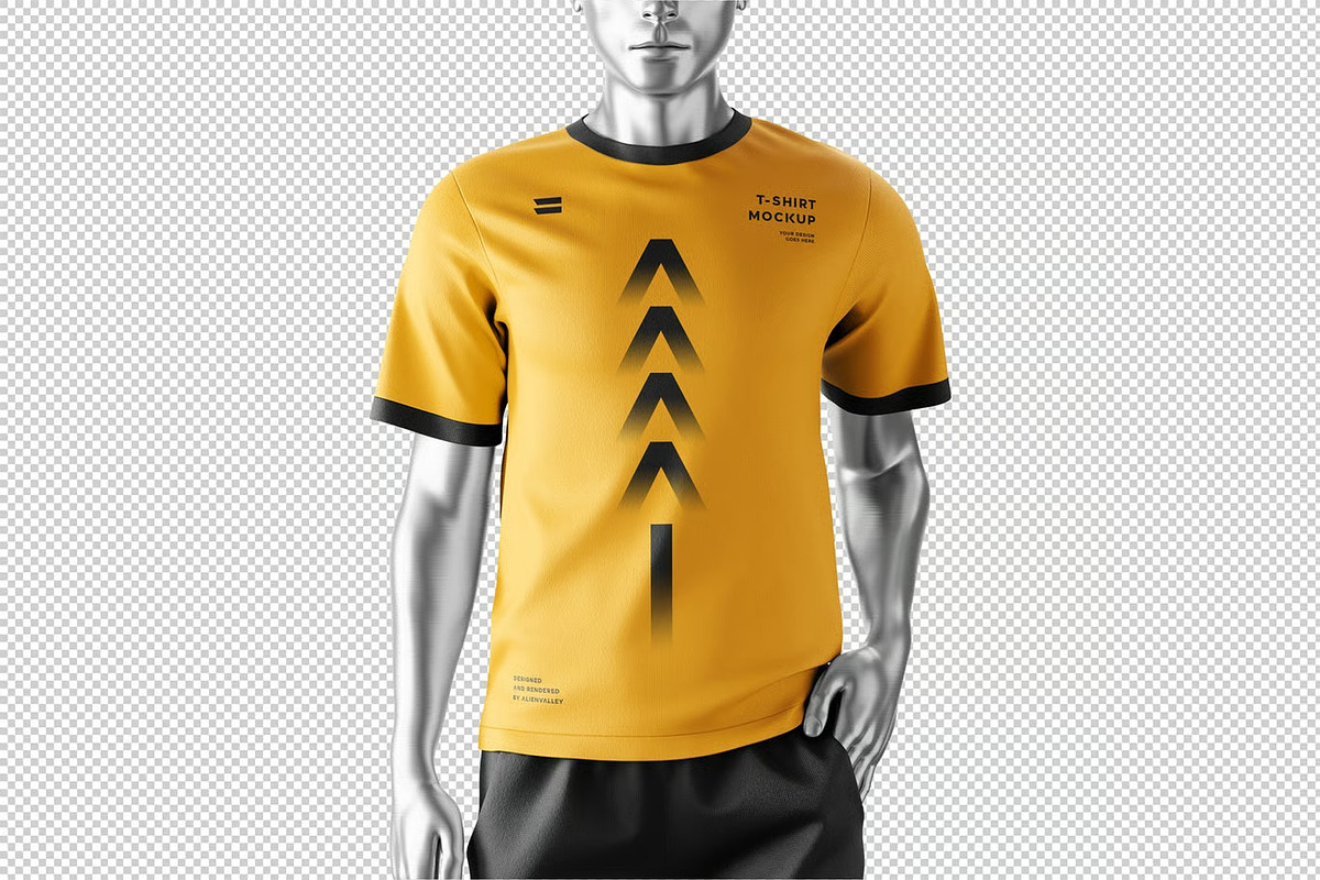T-shirt Mockup, a Shirt Mockup by zpackcreative (Photo 3 of 5)
