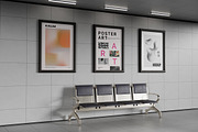 Frame Poster Mockup, an Advertising Mockup by PixelPiknik (Thumbnail 2 of 3)