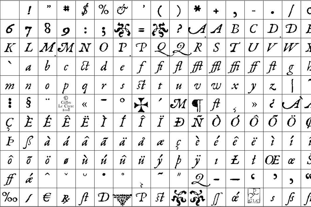 1589 Humane Bordeaux Set, a Serif Font by GLC Foundry (Photo 3 of 3)