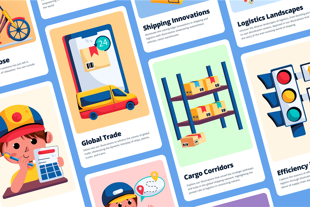 Animated Shipping and Logistics Icon, a Duotone Icon by Prosymbols (Photo 3 of 11)