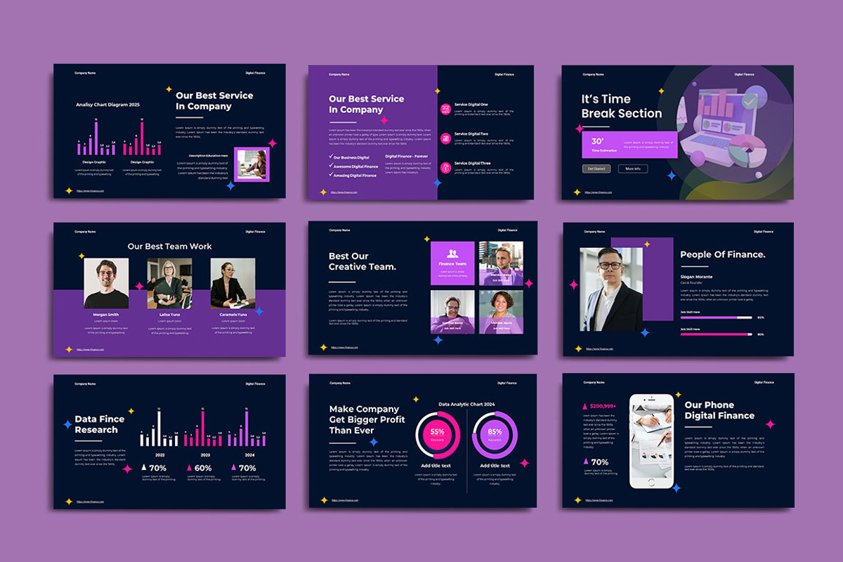 Digital Finance Powerpoint, a Presentation Template by yanindesign (Photo 4 of 5)