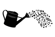 Floral Watering Can Design Bundle, an Illustration by Gaye Art (Thumbnail 27 of 31)
