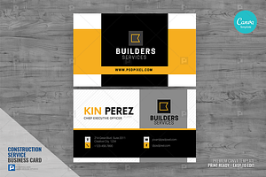 Construction Canva Business Card 06