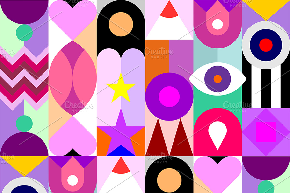 Abstract Geometric Vector Background, a Background Graphic by danjazzia (Photo 2 of 3)