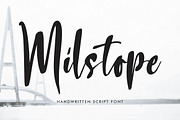 Milstope, a Handwritten Font by Megatype (Thumbnail 1 of 9)