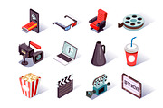 Isometric Vector Icons Pack, an Outline Icon by alexdndz (Thumbnail 19 of 21)