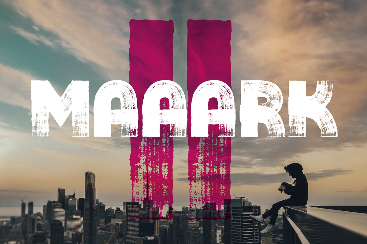 Maaark II | Dry marker font, a Handwritten Font by Drawwwn (Photo 11 of 11)