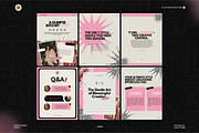 PINK AURA |Instagram Posts Templates, a Social Media Template by Ad Astra Creations (Thumbnail 2 of 6)