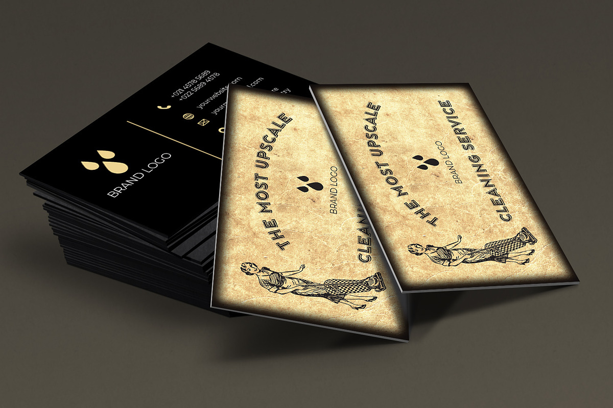Cleaning Service Business Card, a Business Card Template by Kseniya-Omega (Photo 5 of 5)