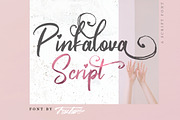 Pinkalova - Handwritting Script Font, a Script Font by FHFont (Thumbnail 1 of 8)