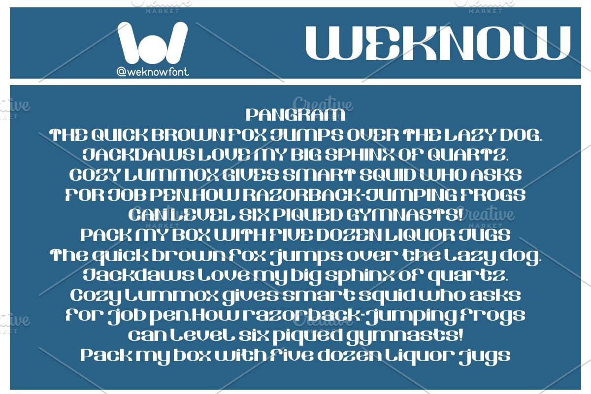Retrospective font, a Font by weknow (Photo 6 of 8)