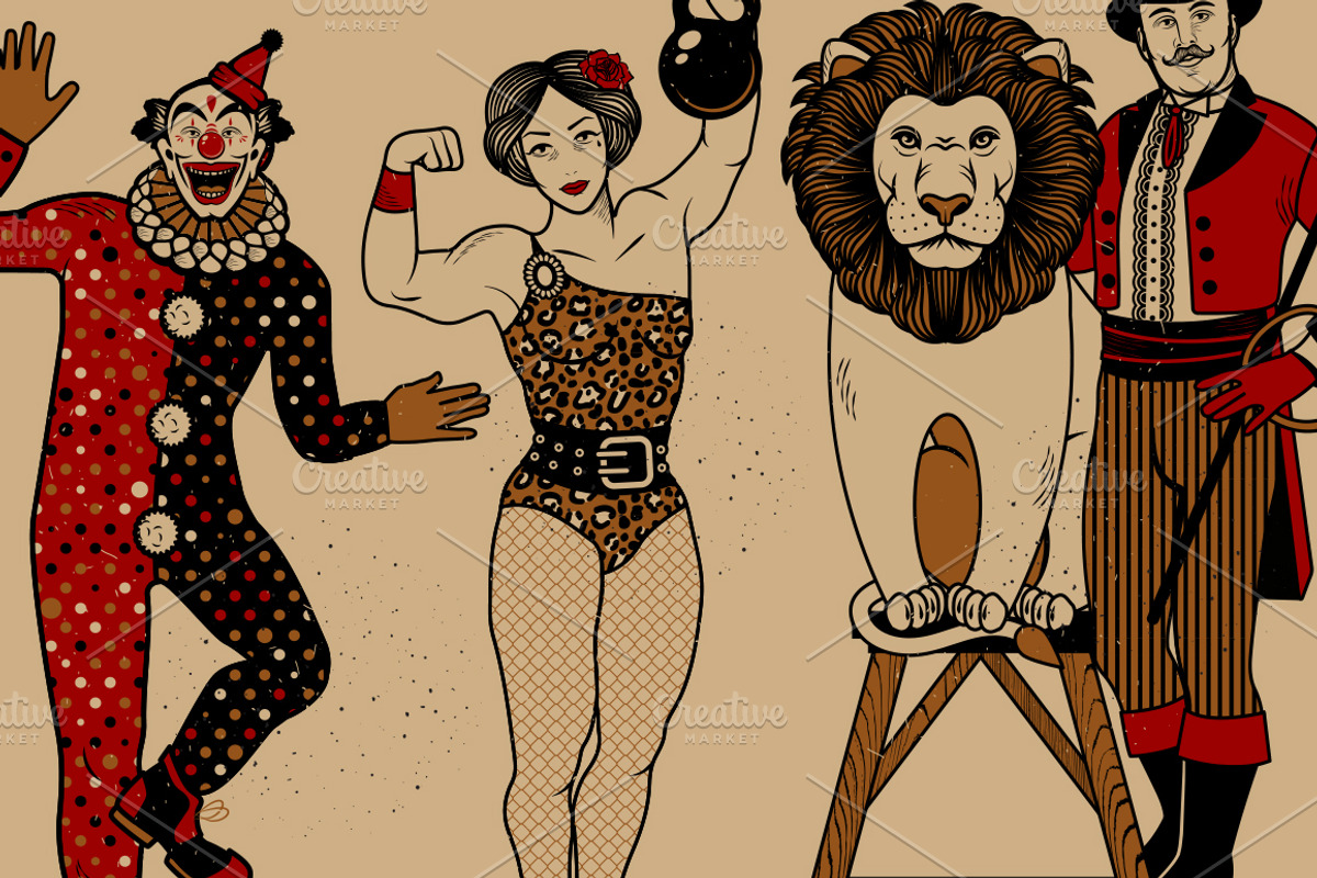 Circus Collection, an Illustration by Moloko88 (Photo 4 of 6)