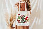 Just A Girl Who Loves Christmas PNG, an Illustration by Craft Nest (Thumbnail 3 of 6)
