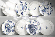 VINTAGE SKULLS, a Pattern Graphic by LanaDzi (Thumbnail 2 of 8)