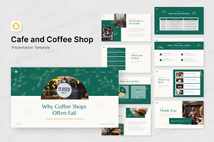 Cafe & Coffee Shop Presentation GSL, a Presentation Template by Antstheme