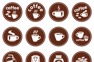 Set Of Coffee Icons