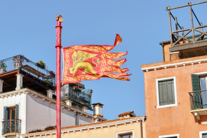 Flag of Venice in Italy, an Arts & Entertainment Photo by BOOCYS