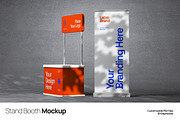 Stand Booth Mockup, a Mockup by graphicook (Thumbnail 1 of 4)
