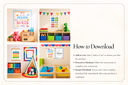 25 Classroom Poster Canva Mockups, an Advertising Mockup by Matisse Studio (Thumbnail 7 of 7)