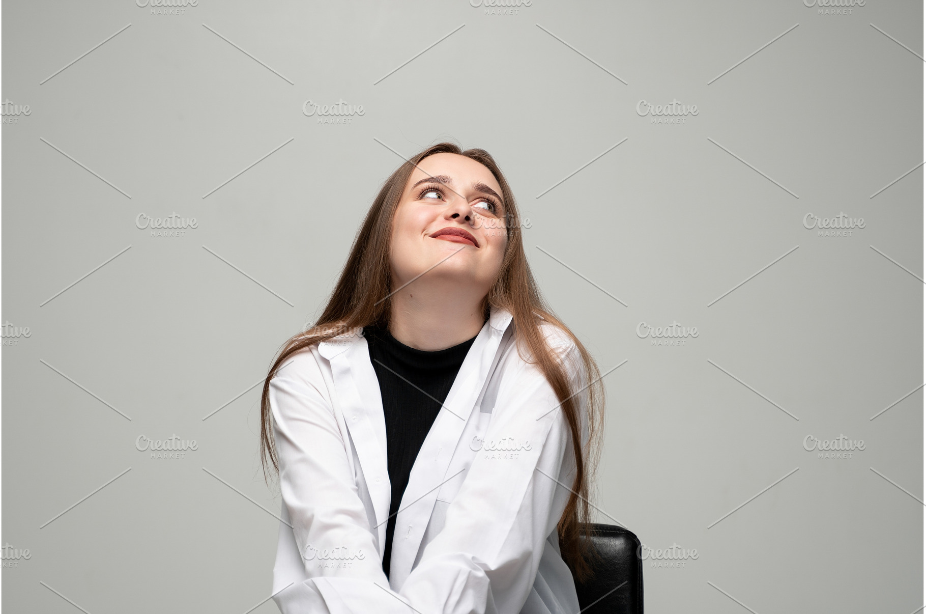 Young woman daydreaming with a, a Person Photo by volodymyrshtun13795