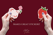 56 Romantic Folk Art Cliparts, an Object Graphic by Ashley Katrina (Thumbnail 10 of 14)