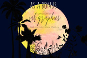 Full Moon Watercolor + bonus, an Illustration by Jeanina Vlad (Thumbnail 5 of 5)