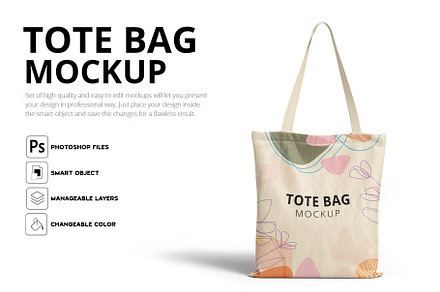 Tote Bag Mockup, a Product Mockup by Mockupfit