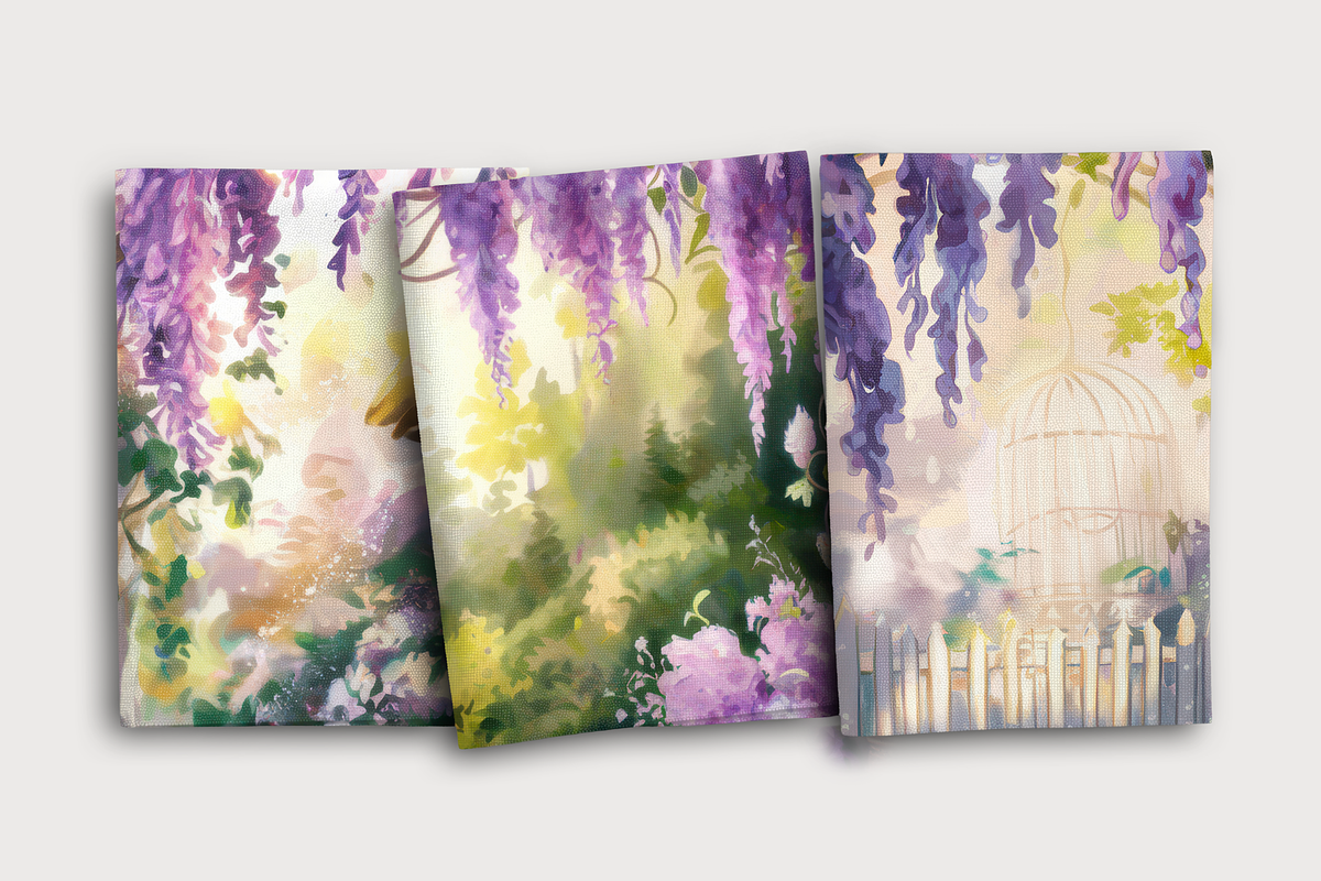 Enchanted Wisteria, a Background Graphic by Curve Design (Photo 2 of 7)