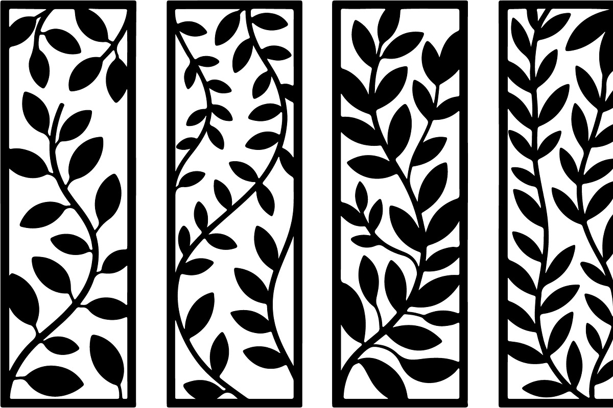 Laser Cut Ornamental Floral Border, a Decorative Illustration by himelgfx (Photo 9 of 19)