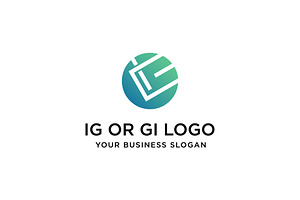 IG Or GI Logo Design