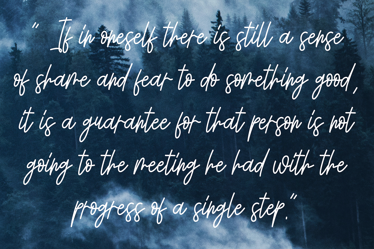 With Night | Script Font, a Script Font by Scratchones (Photo 8 of 8)
