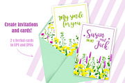 Watercolor summer herbal, an Illustration by Fresh-shop (Thumbnail 4 of 6)