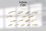Amsterdam Kingdom, a Script Font by Letterara (Thumbnail 7 of 8)