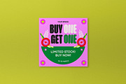 Pink Y2K Spring Sale Banner, an UI Kit Template by graphicook (Thumbnail 2 of 6)